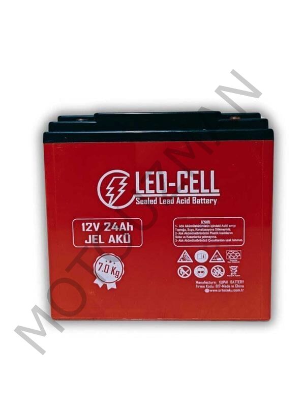 LEOCELL 12V / 24 AH E BİKE AKÜ